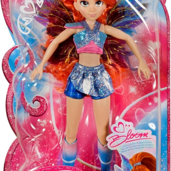 Set 6 Playmates Winx Club 10.5" Fairy Dolls Flora Stella Bloom Musa Tecna Aisha - Picture 4 of 8